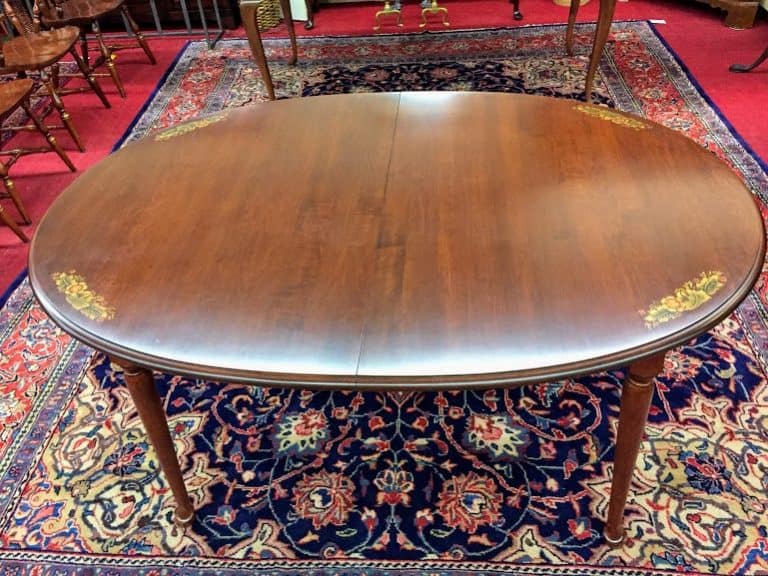 Best Price Hitchcock Dining Table with Two Leaves For Sale