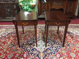 Hickory Chair Mahogany Pembroke Tables