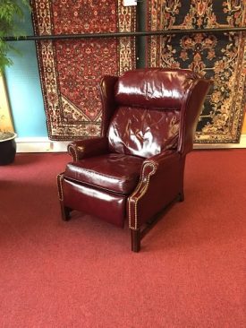 Leathercraft Burgundy Reclining Chair