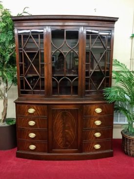 Kittinger Mahogany Breakfront