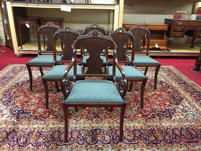 antique victorian dining chairs