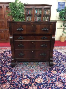 antique mahogany victorian chest