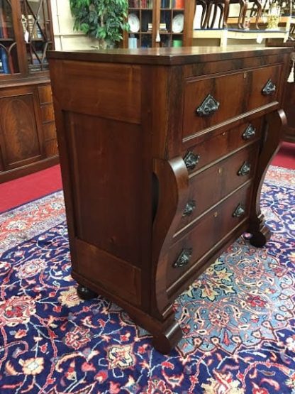 Antique Mahogany Victorian Chest - Image 8