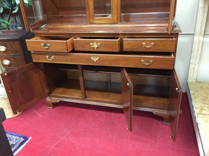 Country Hutch Cabinet, Hitchcock Furniture, Solid Cherry - Image 5