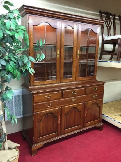 Country Hutch Cabinet, Hitchcock Furniture, Solid Cherry - Image 10