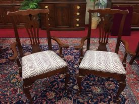 Vintage Cherry Arm Chairs