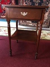 Suter's Walnut Stand with Drawer