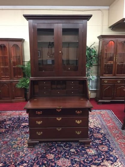 Vintage Tom Seely Solid Cherry Secretary Desk - Image 2