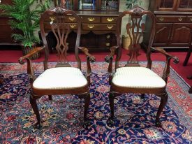 Councill Craftsman Mahogany Arm Chairs