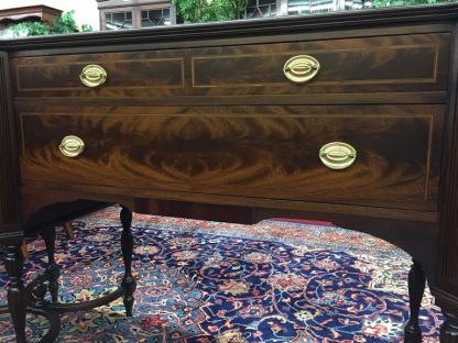 Flint and Horner Walnut and Mahogany Buffet - Image 5