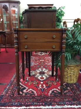 Norris Furniture Two Drawer End Table