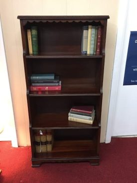 Walnut Finish Bookshelf (Poplar)