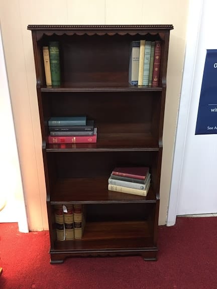 Walnut Finish Bookshelf (poplar)