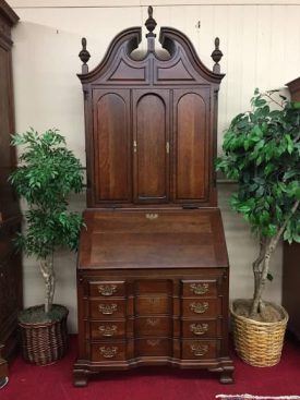 Maddox Cherry Blind Door Secretary Desk