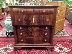 Empire Revival Mahogany Chest of Drawers