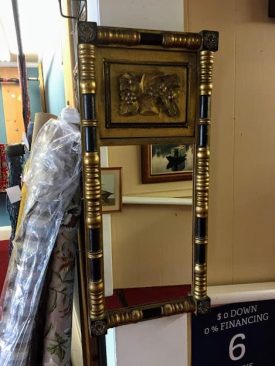 Antique Federal Mirror with Columns