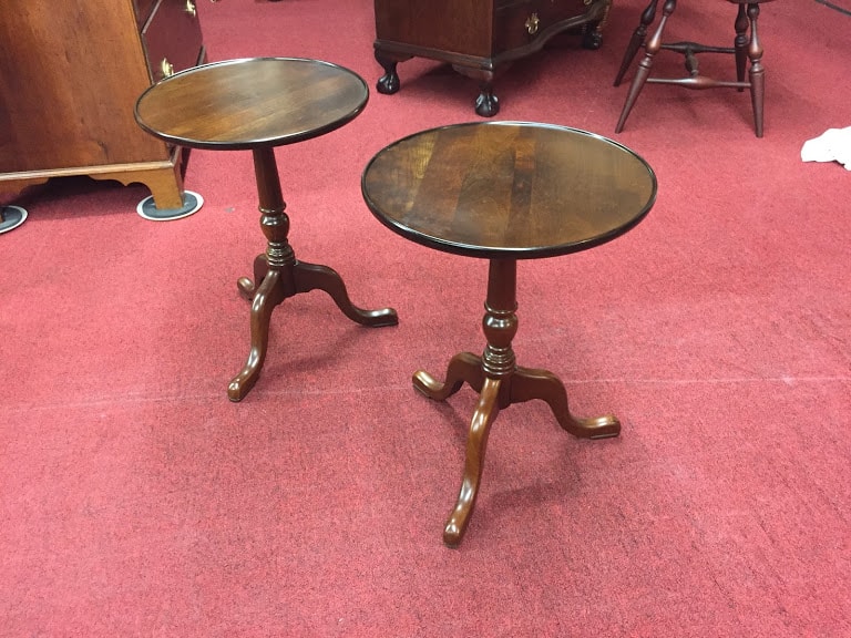 Small Cherry Pedestal Tables