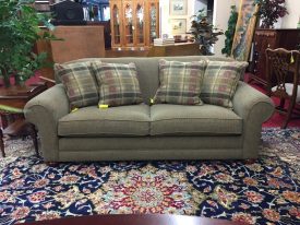 Schnadig Sofa with Throw Pillows