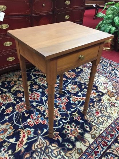 One Drawer Walnut Stand - Custom Made - Image 2