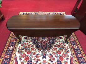 Dark Cherry Drop Side Coffee Table