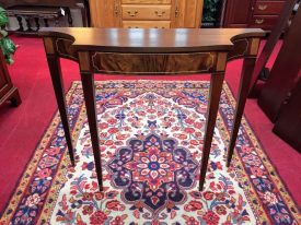 Mahogany Inlaid Hall Table