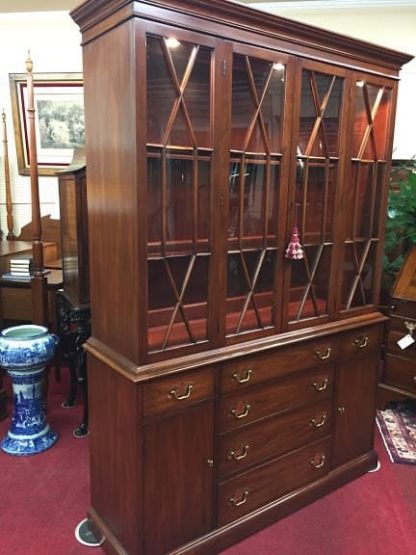 Henkel Harris Lighted China Cabinet - Image 4