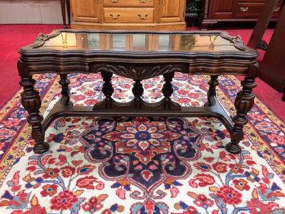 Jacobean Coffee Table with Glass Tray - Image 2