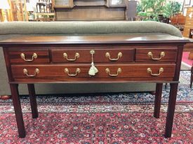 Madison Square Mahogany Sofa Table Credenza