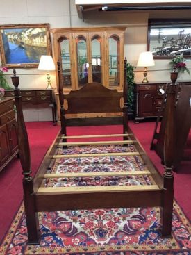 Vintage Cherry Twin Poster Bed