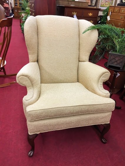 Wheat Colored Wing Back Chairs ($285 Each)