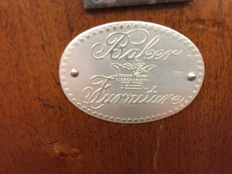 Baker Furniture Cabinet End Table