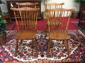 S. Bent Brothers Cherry Windsor Chairs