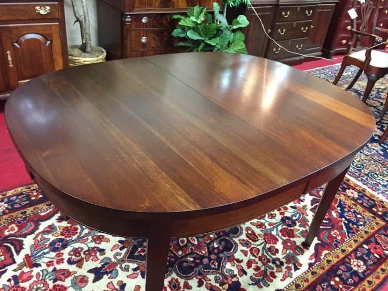 Biggs Mahogany Dining Table with Two Leaves