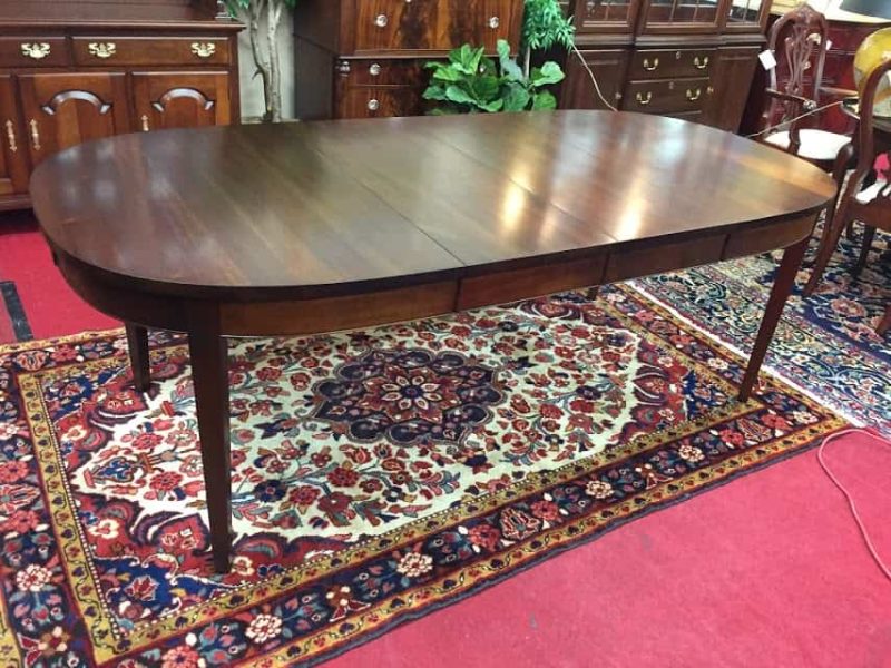 Biggs Mahogany Dining Table with Two Leaves