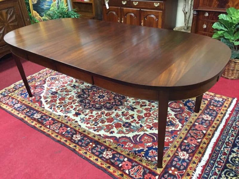 Biggs Mahogany Dining Table with Two Leaves