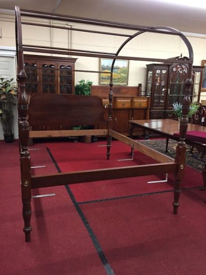 Cherry Queen Size Canopy Bed - Image 2