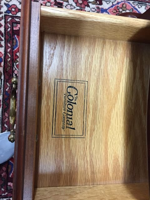 Colonial Furniture Cherry End Table