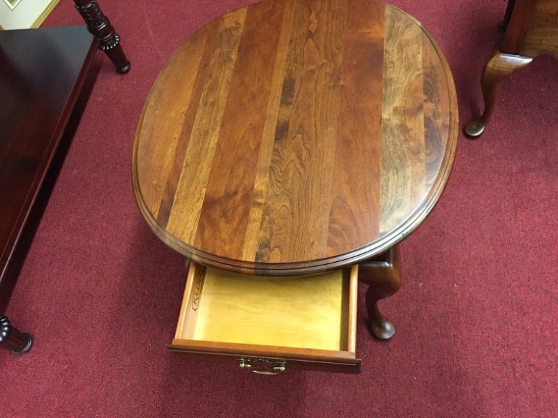 Kling Cherry Oval End Table