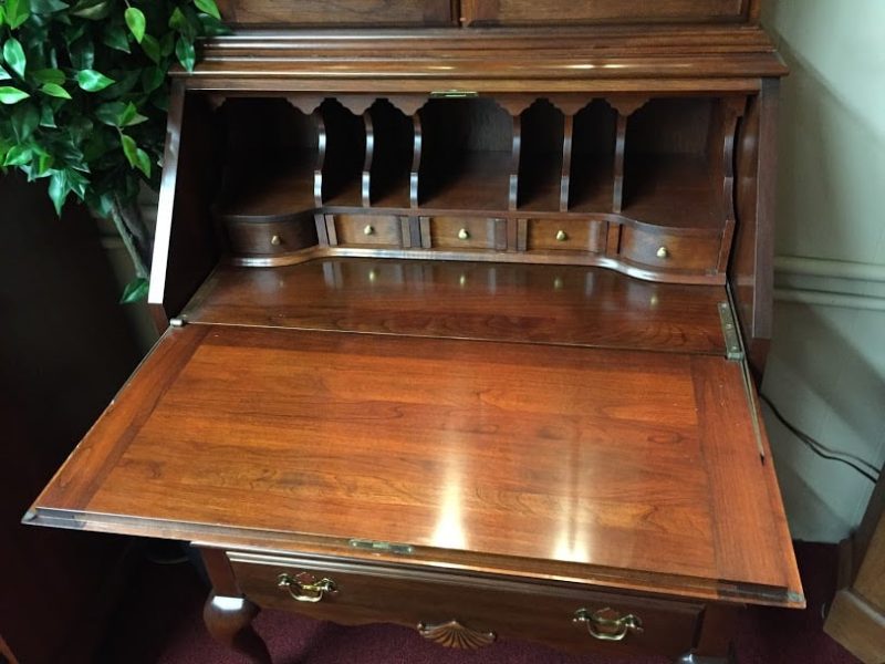 Colonial Furniture Cherry Secretary Desk