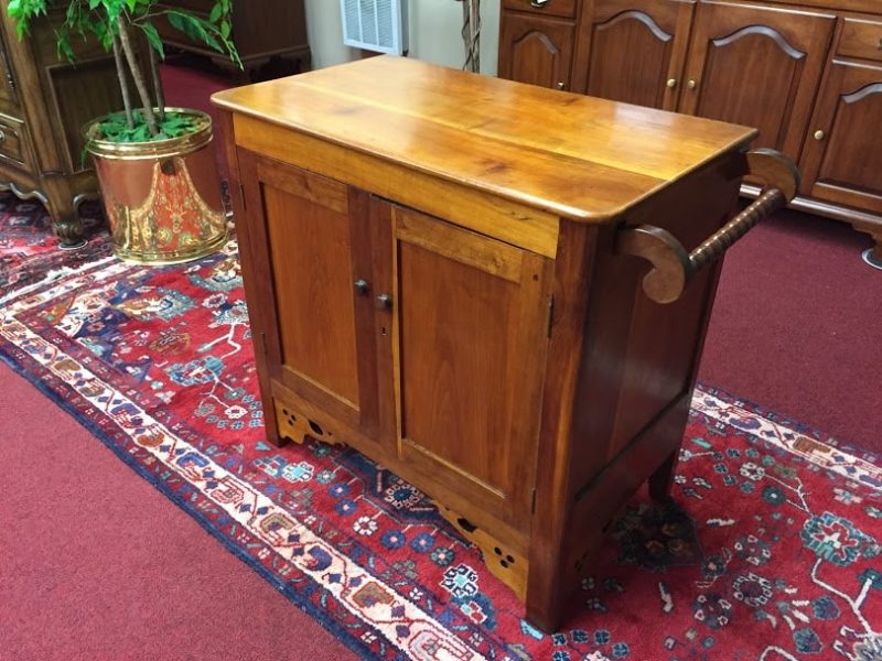 Antique Cherry Washstand Cabinet