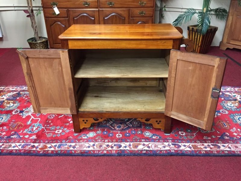 Antique Cherry Washstand Cabinet