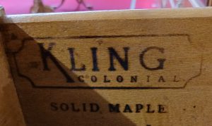 Kling Colonial Furniture Stamp