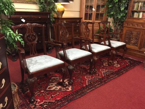 value of baker chippendale chairs