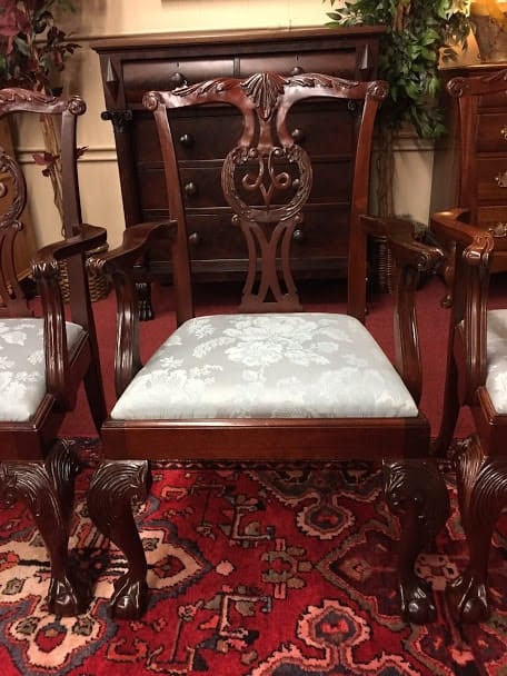 Baker Mahogany Chippendale Chairs (Set of Four)