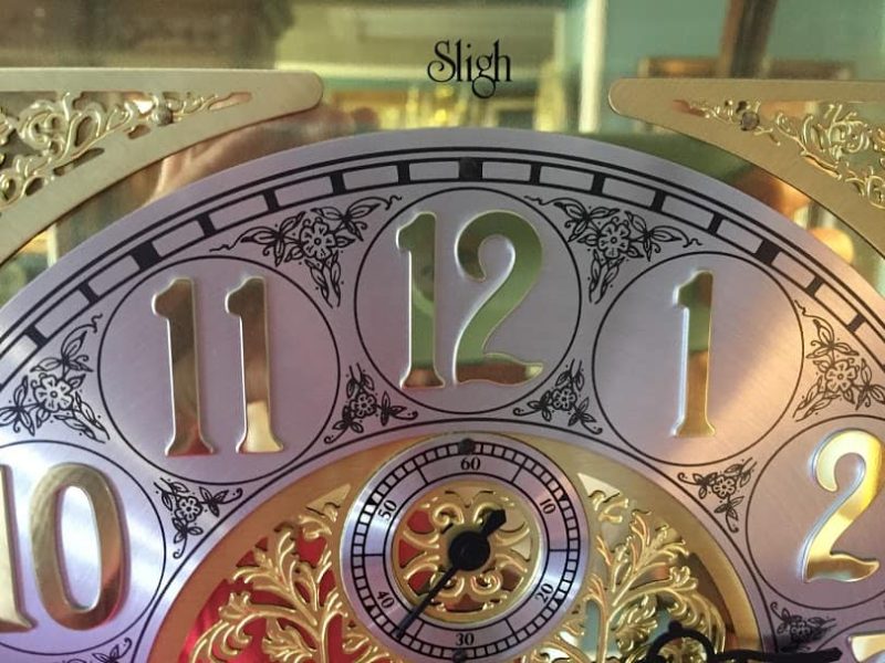 Sligh Cherry Grandfather Clock