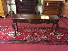 Ethan Allen Cherry Sofa Table