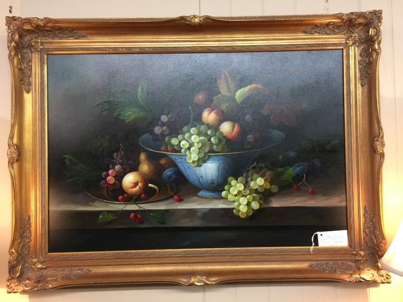 Large Still Life Giclee with Frame