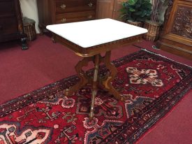 Antique Marble Top Victorian Table