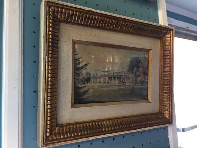 Pair of Framed Architectural Prints - Image 2