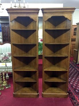 Ethan Allen Corner Shelves